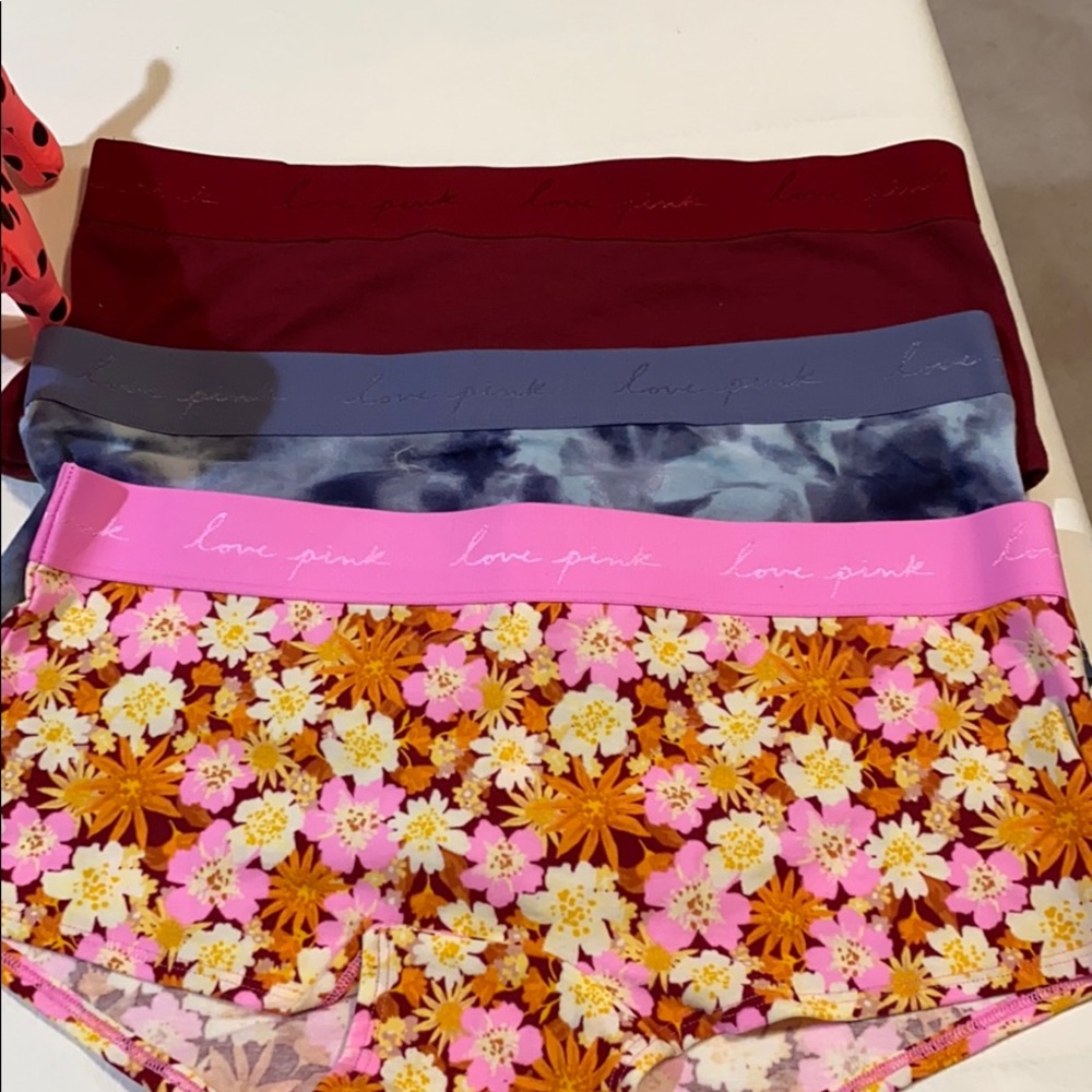 Bundle NWT VS Pink Logo BoyShorts Large - Picture 3 of 9